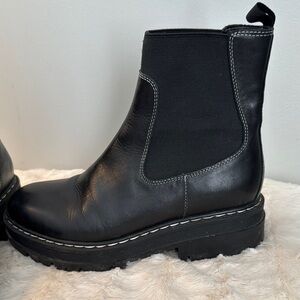 Mark Fisher Black Leather Ankle Boots
